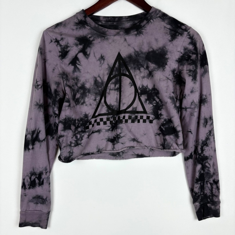 Vans Harry Potter Deathly Hallows Crop Top Women Tie Dye